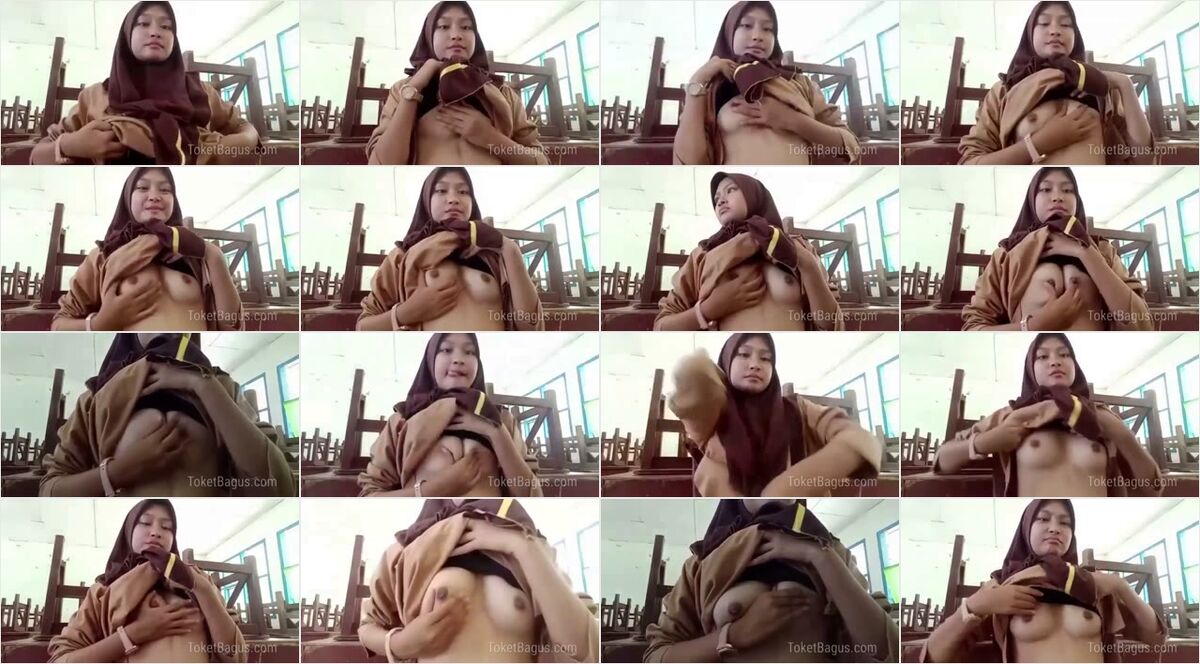 Jilbab Pramuka bukan Murid SMP N3 depok Remas Susu Di Kelas